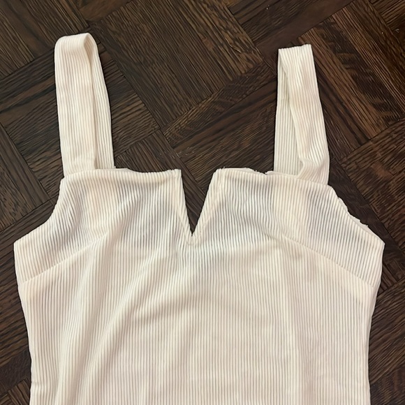 Cream ribbed and super soft bodysuit. - Picture 2 of 2